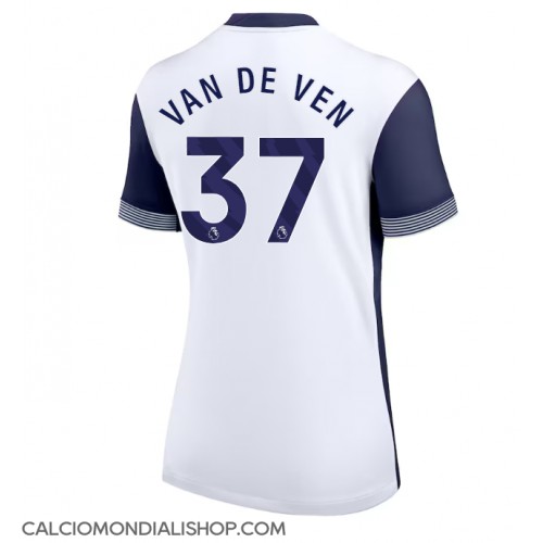 Maglie da calcio Tottenham Hotspur Micky van de Ven #37 Prima Maglia Femminile 2024-25 Manica Corta